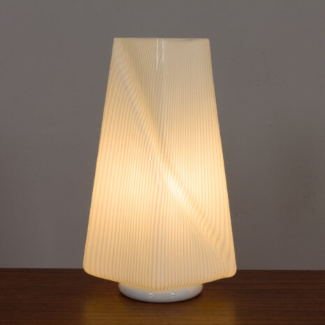 21379 para włoskich lamp stołowych ze szkła Murano-11 Para włoskich lamp stołowych ze szkła Murano w rozmiarze