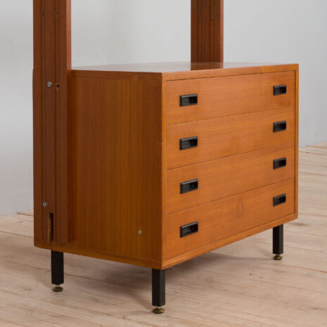 21392 Italian free standing teak wall unit in the style of Gianfranco Frattini, 1970s-12 Italian free standing teak wall unit in the style of Gianfranco Frattini s scaled