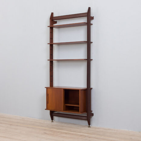 21393 Italian floor wall unit in teak single bay, 1970s-4 Italian floor wall unit in teak single bay s scaled