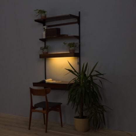 21402 Kai Kristiansen rosewood unit with desk-3 Kai Kristiansen rosewood unit with desk scaled