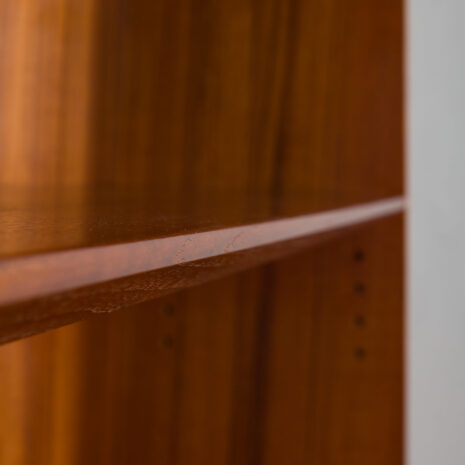 21403 Danish teak bookcase secretaire and tambour doors, Johannes Sorth, 1960s-15 Danish teak bookcase secretaire and tambour doors Johannes Sorth s scaled