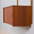 Entry wall unit in teak cm wide scaled