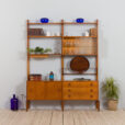 Norwegian wall unit in teak with planter s  scaled