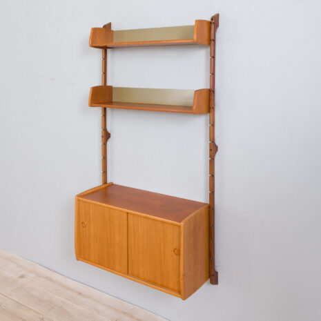 21408 Scandinavian Ergo entry wall unit in light teak , Norway 1960-10 Scandinavian Ergo entry wall unit in light teak Norway scaled