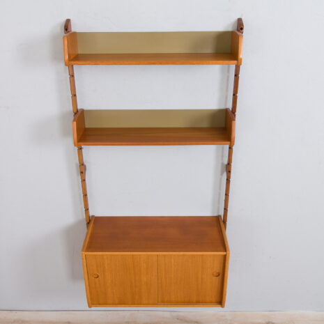 21408 Scandinavian Ergo entry wall unit in light teak , Norway 1960-15 Scandinavian Ergo entry wall unit in light teak Norway scaled