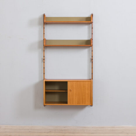 21408 Scandinavian Ergo entry wall unit in light teak , Norway 1960-6 Scandinavian Ergo entry wall unit in light teak Norway scaled