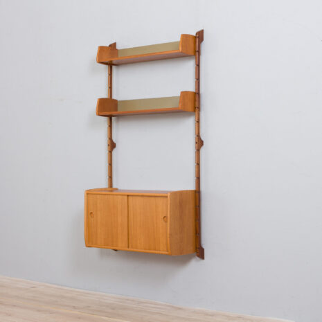 21408 Scandinavian Ergo entry wall unit in light teak , Norway 1960-9 Scandinavian Ergo entry wall unit in light teak Norway scaled