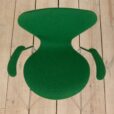 Arne Jacobsen series  chair model  with armrests in upholstery s  scaled