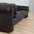 Black leather sofa scaled