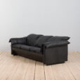 Black leather sofa scaled