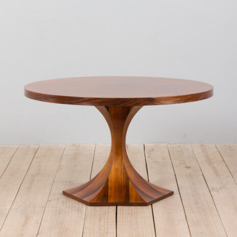 Carlo de Carli Round Dining or Centre Table in Rosewood circa   scaled