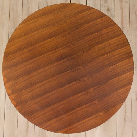 21426 Okrągły stół Carlo de Carli z palisandru, ok. 1960-2 r. Carlo de Carli Round Dining or Centre Table in Rosewood circa scaled