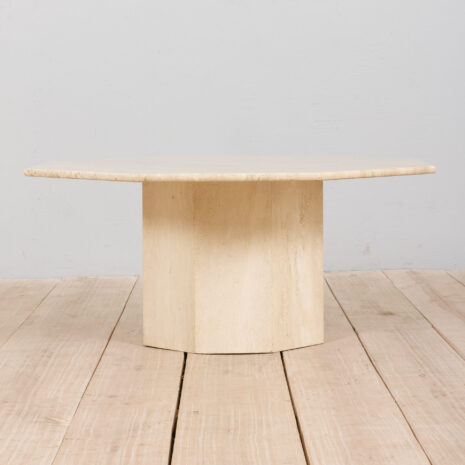 21428 Italian Hexagonal travertine table-2 Italian Hexagonal travertine table scaled