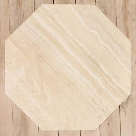 21428 Italian Hexagonal travertine table-3 Italian Hexagonal travertine table scaled