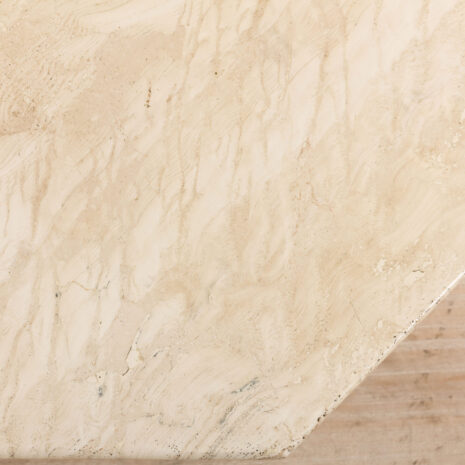 21428 Italian Hexagonal travertine table-8 Italian Hexagonal travertine table scaled