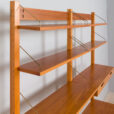 Rival bay teak wall unit with cabinets and shelves by Brodrene Jatogs Norway Kjell Riise s scaled