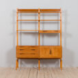 Rival bay teak wall unit with cabinets and shelves by Brodrene Jatogs Norway Kjell Riise s scaled