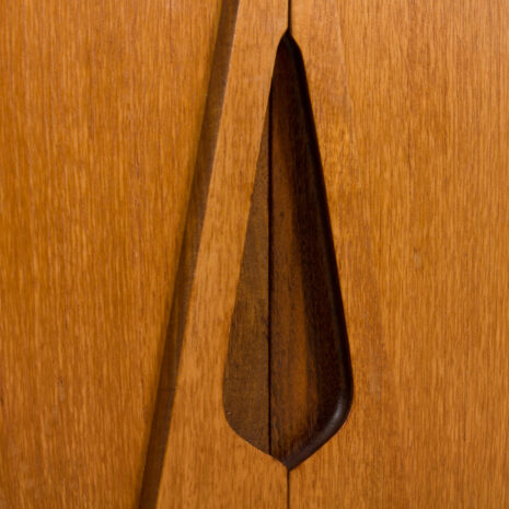 21430 Rival 2 bay free standing teak wall unit with 3 cabinets and 3 shelves by Brodrene Jatogs Norway, Kjell Riise ,1960s-21 Rival bay free standing teak wall unit with cabinets and shelves by Brodrene Jatogs Norway Kjell Riise s scaled