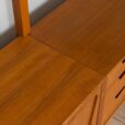 Rival  bay free standing teak wall unit with  cabinets and  shelves by Brodrene Jatogs Norway Kjell Riise s  scaled