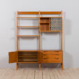Rival  bay free standing teak wall unit with  cabinets and  shelves by Brodrene Jatogs Norway Kjell Riise s  scaled