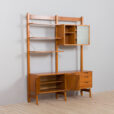 Rival  bay free standing teak wall unit with  cabinets and  shelves by Brodrene Jatogs Norway Kjell Riise s  scaled