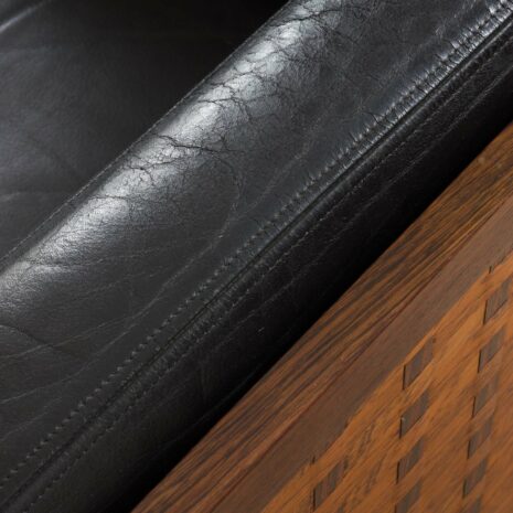 21436 Poul Cadovius rosewood and black leather sofa-11 Poul Cadovius rosewood and black leather sofa scaled