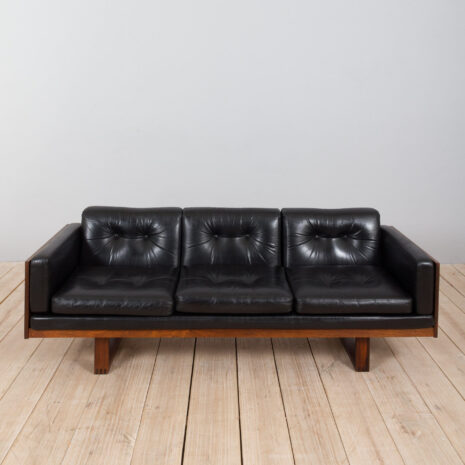 21436 Poul Cadovius rosewood and black leather sofa-15 Poul Cadovius rosewood and black leather sofa scaled