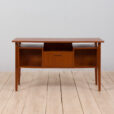 Vintage Danish teak desk in Teak with drawers scaled
