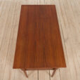 Vintage Danish teak desk in Teak with drawers scaled