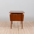 Vintage Danish teak desk in Teak with drawers scaled