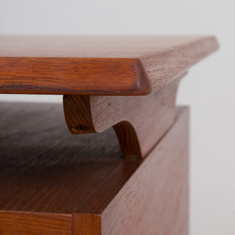 21332 Free standing Danish teak desk with floating top and 4 drawers, Denmark, 1960s-15 Free standing Danish teak desk with floating top and drawers Denmark s scaled