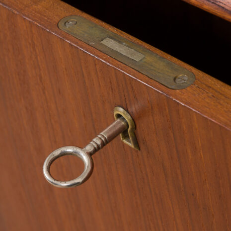 21332 Free standing Danish teak desk with floating top and 4 drawers, Denmark, 1960s-20 Free standing Danish teak desk with floating top and drawers Denmark s scaled