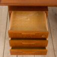 K Danish Freestanding Teak Desk Model by Omann Jun s scaled