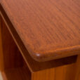 K Danish Freestanding Teak Desk Model by Omann Jun s scaled