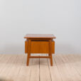 K Danish Freestanding Teak Desk Model by Omann Jun s scaled