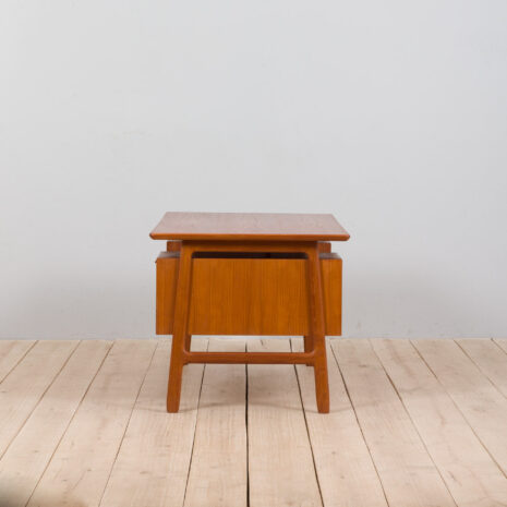 21335K Danish Freestanding Teak Desk Model 75 by Omann Jun , 1950s-6 K Danish Freestanding Teak Desk Model by Omann Jun s scaled