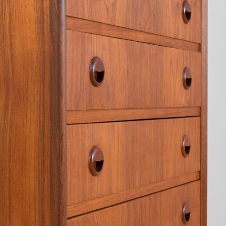 21338 Danish teak chest of drawers attr.to Kai Kristiansen, 1960s-11 Danish teak chest of drawers attr