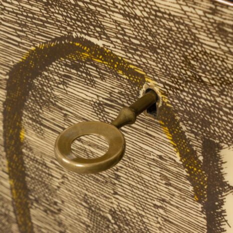 21353 Mid century modern Italian wall unit in Dassi, Fornasetti style, 1950s-17 Mid century modern Italian wall unit in Dassi Fornasetti style s scaled