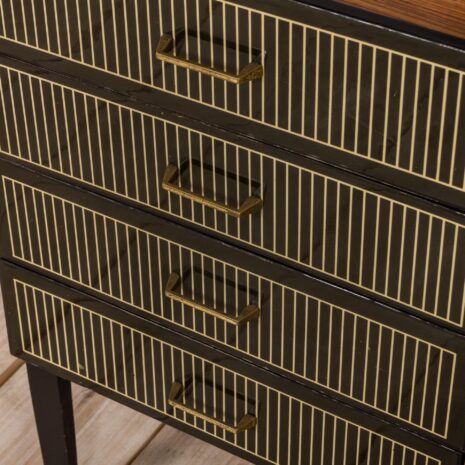 21353 Mid century modern Italian wall unit in Dassi, Fornasetti style, 1950s-24 Mid century modern Italian wall unit in Dassi Fornasetti style s scaled