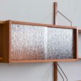 Danish teak wall unit with a desk by Preben Sorensens scaled