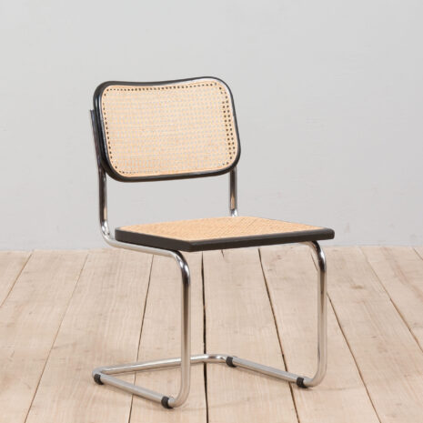Cesca chair by Marcel Breuer with redone canning  scaled