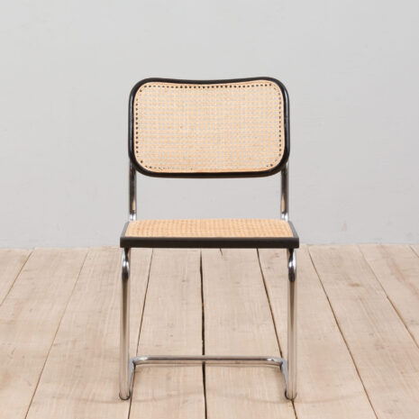 21421 Cesca chair by Marcel Breuer with redone canning -2 Cesca chair by Marcel Breuer with redone canning scaled