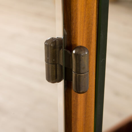 21434 Scandinavian teak mid century makeup vanity with mirror and 4 drawers, 1960s-8 Scandinavian teak mid century makeup vanity with mirror and drawers s scaled