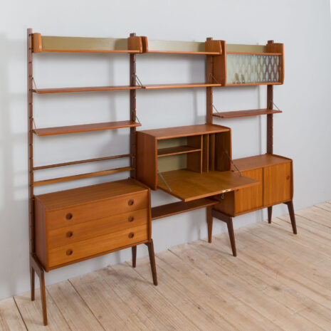 21441 Scandinavian 3 bay Ergo wall unit w- secretary-10 Scandinavian bay Ergo wall unit w secretary scaled