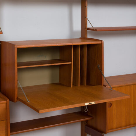 21441 Scandinavian 3 bay Ergo wall unit w- secretary-11 Scandinavian bay Ergo wall unit w secretary scaled