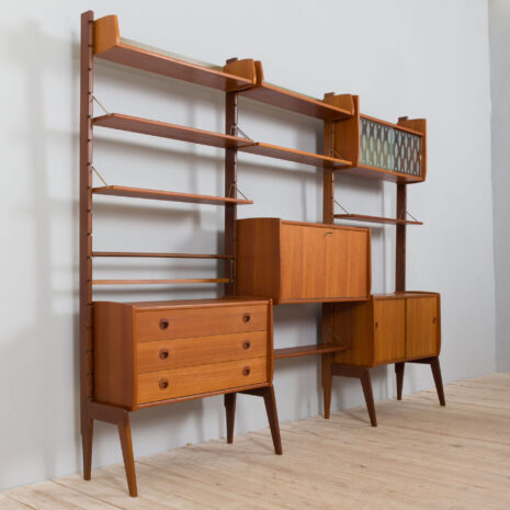 21441 Scandinavian 3 bay Ergo wall unit w- secretary-16 Scandinavian bay Ergo wall unit w secretary scaled