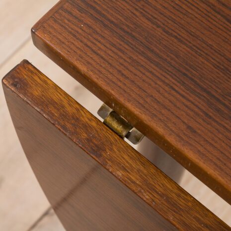 22007 Duński stół z drewna palisandrowego w stylu Arne Voddera, lata 1960-14 Danish mid century modern drop leaf rosewood table in the style of Arne Vodder s scaled