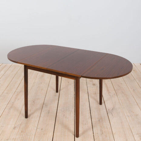 22007 Duński stół z drewna palisandrowego w stylu Arne Voddera, lata 1960-2 Danish mid century modern drop leaf rosewood table in the style of Arne Vodder s scaled