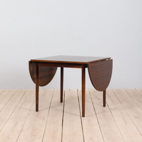 22007 Duński stół z drewna palisandrowego w stylu Arne Voddera, lata 1960-3 Danish mid century modern drop leaf rosewood table in the style of Arne Vodder s scaled