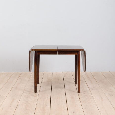 22007 Duński stół z drewna palisandrowego w stylu Arne Voddera, lata 1960-4 Danish mid century modern drop leaf rosewood table in the style of Arne Vodder s scaled